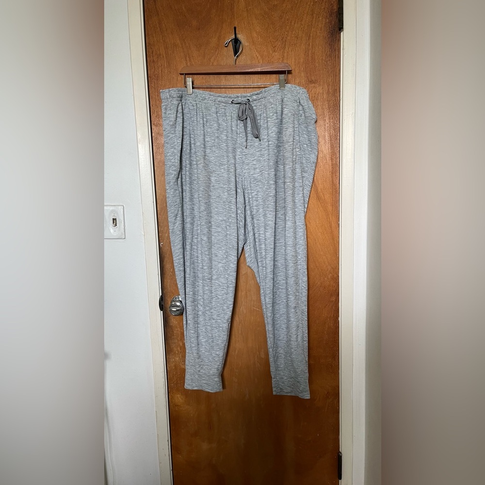 Old Navy Breathe On mid-rise lightweight joggers light gray heather 2X